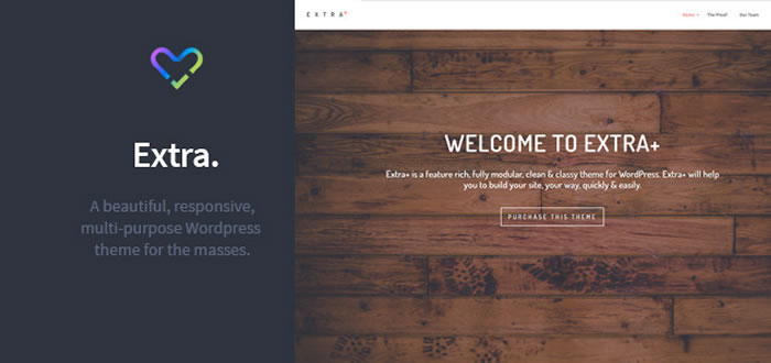 Extra+ Responsive Beautiful Multipurpose Wordpress Theme