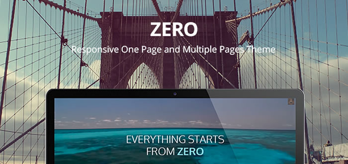 Zero Multipurpose Minimal Responsive WordPress Theme