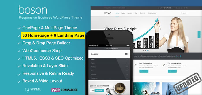 Boson Responsive Multipurpose Wordpress Theme Review