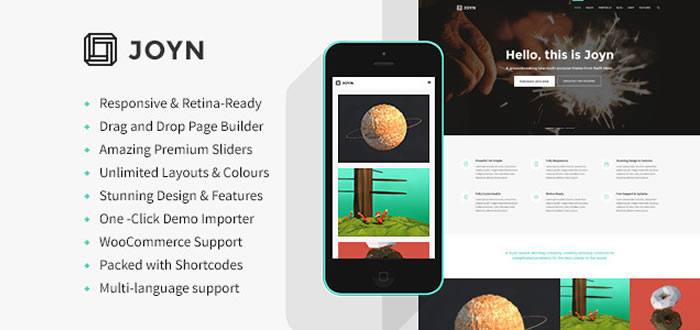 Joyn Responsive Creative Multipurpose Wordpress Theme