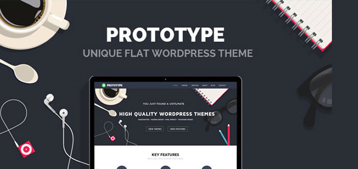 Prototype Premium Flat Multipurpose Wordpress Theme