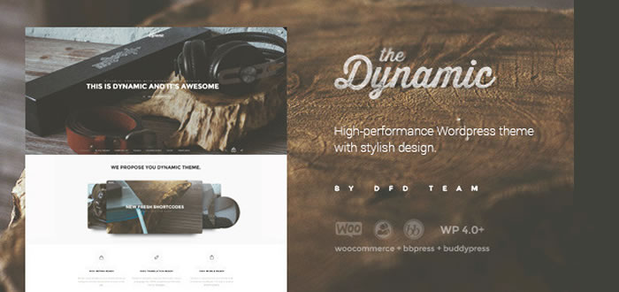 The Dynamic Responsive Multipurpose Wordpress Theme