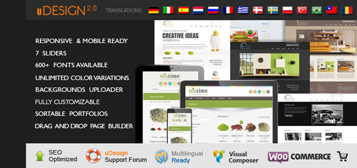uDesign Minimal Responsive WordPress Theme Review