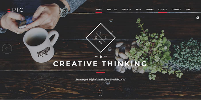 Epic Responsive Creative Multipurpose Wordpress Theme